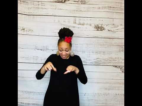 My Jesus by Anne Wilson in sign language