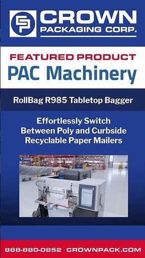 PAC Machinery | Rollbag R985 Tabletop Automatic Bagger