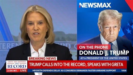 Interview: Greta Van Susteren Interviews Donald Trump on the Phone for Newsmax - April 30, 2026