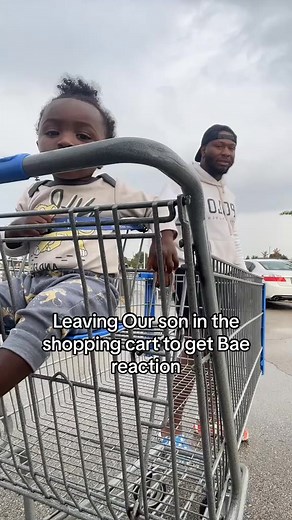 30K views · 707 reactions | Let me stop playing with her like that #shopping #cart #baby #fyp #foryou #couplestiktok #playing #joke #joken #children #reaction | Willis Barber | Facebook