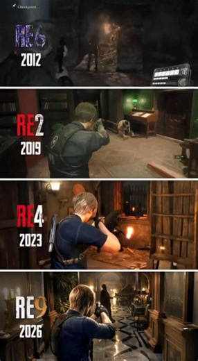 (Leon) has the best balanced fighting style of all the Resident Evil characters. #residentevil #re9