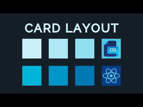 Build a Card Layout with React.JS, Flexbox, and CSS Grid!