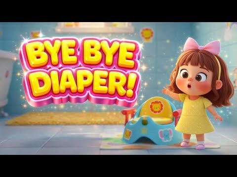 Bye Bye Diaper! 🚽😲 Potty Training Song Every Toddler Loves | Diaper-Free Days