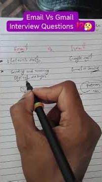 Job Interview Question and Answers What is Gmail and Email Full Explain in Hindi With Example
