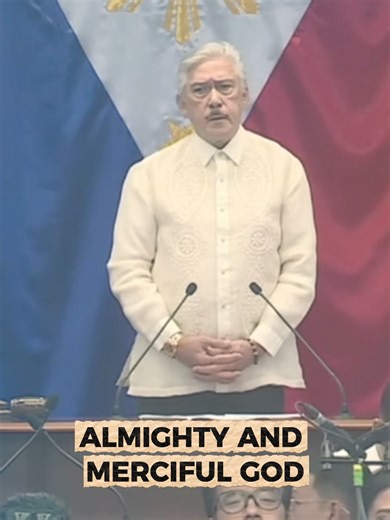 Senator Raffy Tulfo Leads Moment of Prayer in Senate