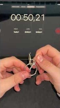 Puzzle challenge! 🧩 I solve the first one in record time ⏱️ | #Cuby #PuzzleChallenge #MetalPuzzle