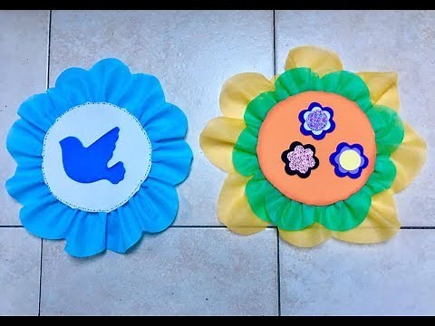 ESCARAPELAS-FLORES CON GOMA EVA O FOAMY | TUTORIAL