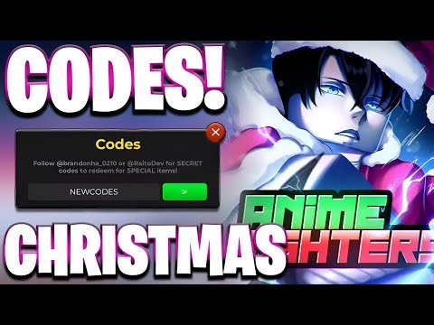 *❄️🎄CHRISTMAS* NEW ALL CHRISTMAS UPDATE CODES FOR ANIME FIGHTERS SIMULATOR! ROBLOX AFS CODES