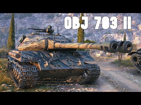 World of Tanks Object 703 Version II - Advantage of the Double-Barreled Gun System.