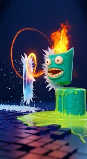 Punctured Dodecagoonies Test 🧪 Oddly Satisfying Monster Animation | 3D Pop & Crunch