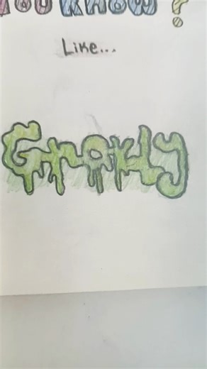 Gnarly💚 #drawing #song #gnarly