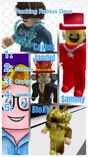 Ranking The 5 Best Roblox Devs (my opinion)