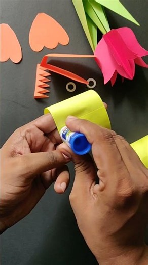 Cute Paper Duck 🐥 | Easy DIY Animal Craft for Kids #shorts #crafttutorial #diy #craft