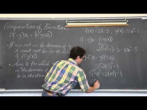 Composition of Functions
