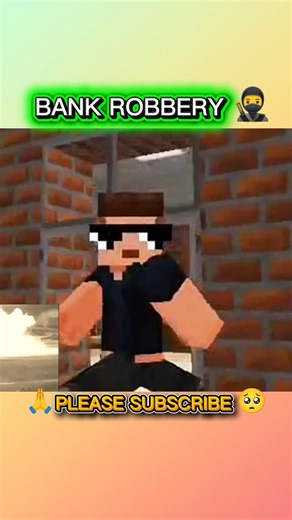 Biggest Bank Robbery in Minecraft 😎 | #shorts #minecraft