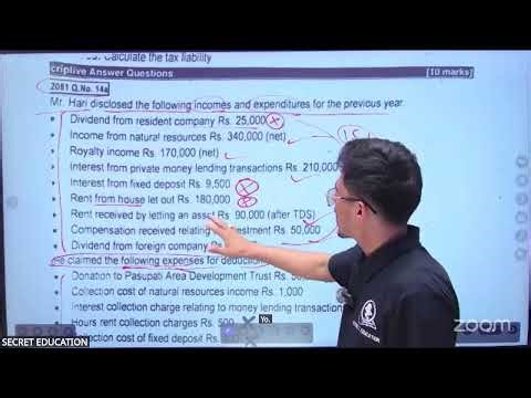 BBS 3rd Year Taxation Income From Investment for 2082 Batch Explained // Part 1