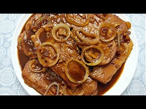 PORK STEAK/BISTEK PINOY RECIPE