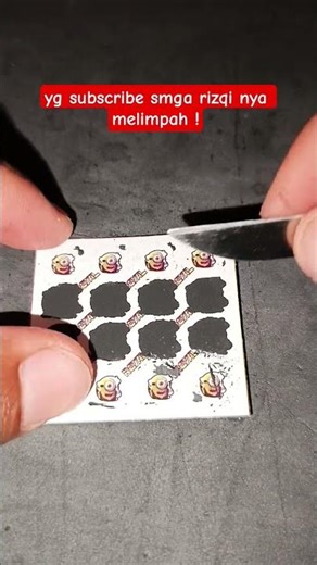 The latest technique for playing rubbing, you'll automatically win..😁