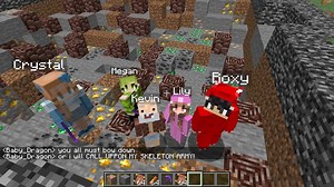 I Pretended to be a BABY DRAGON on an OP One Chunk! | Omz