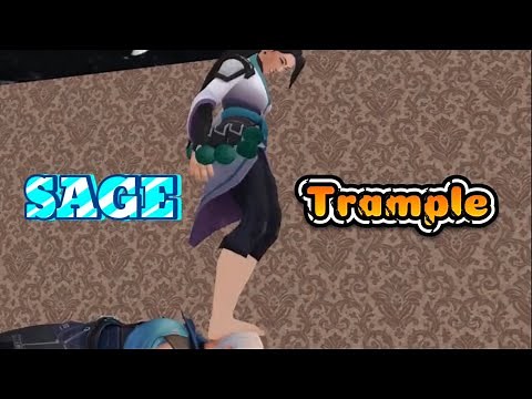 Sage trample valorant feet