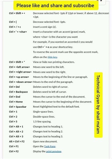 Many shortcut keys #trendingshorts #viralshort