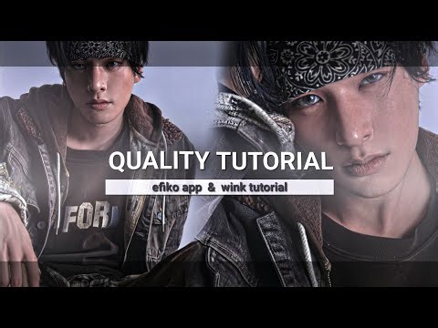 high quality tutorial, efiko app&wink tutorial//layali.UwU.1