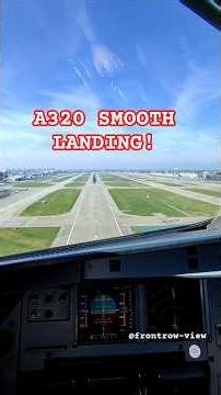AIRBUS A320 SMOOTH LANDING IN SAN JOSE! #raybanmeta ‪@frontrow-view‬