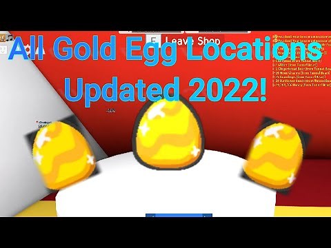 How To Find All Secret Gold Eggs In Bee Swarm! 2022