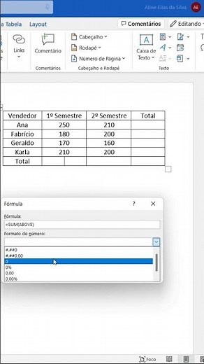 Como usar funções no Microsoft Word