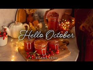 Cozy Fall Day✨ | Homemaking, Rosehips Jam | Silent Vlog