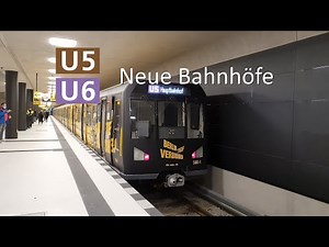 Berlin Subway: The new stations of the U5 in service [4K60]