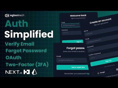 Build Secure Authentication with Email Verification & 2FA (Next.js)