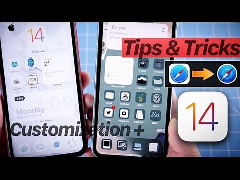 iOS 14 Home Screen customizations + icon customizations Tips & Tricks