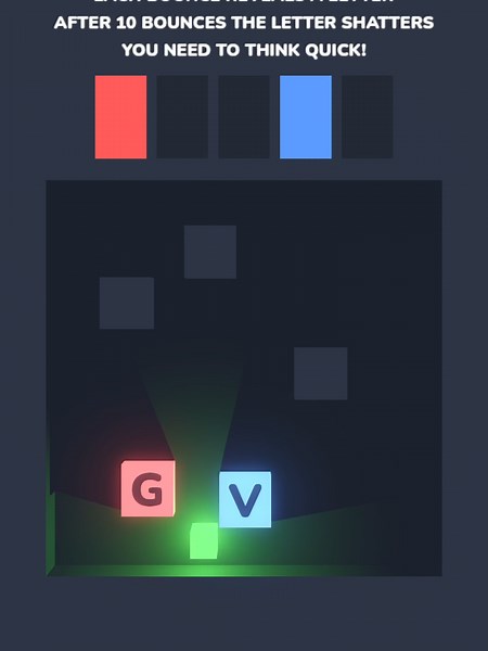 We got this before ...🤔 #wordgames #games #guess #satisfying Guess the word as the cube bounces against each letter making it glow in neon colors. Can you beat the challenge until the simulation crashes and the pieces explode?