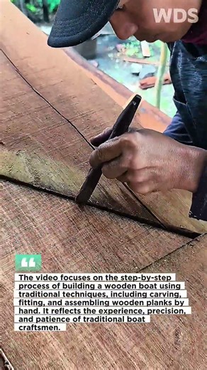 Traditional Wooden Boat Building Process | Handmade Boat Craftsmanship