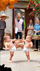 Funny video clips of masters’ daily routines with adorable children