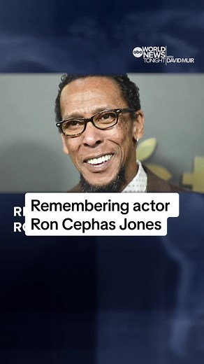 We remember actor Ron Cephas Jones. The two-time Emmy winner from the television drama “This Is Us” has passed away at the age of 66. #LinseyDavis has the story on his life. #WorldNewsTonight #WNT #DavidMuir #News #ABCNEWS #National