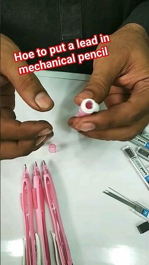 How to Put a Lead In Mechanical Pencil | Refill | #uniball | #trending | shalaku | #stationery