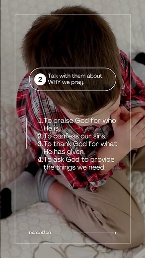 How to teach kids how to pray
