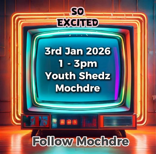 Pigtown Theatre on Instagram: "🎬 Kick Off Your New Year with Creativity! Join us for a hands-on experience: ✅ Try your hand at filming ✅ Explore our virtual studio ✅ Discover the exciting Follow Mochdre project Start 2026 with something fresh and inspiring—don’t miss out! Pop in any time between 1&3 to have a go. Cronfeydd Alltraeth Gogledd Cymru / North Wales Offshore Funds Youth Shedz Cymru @youthshedz_ Ysgol Minafon @mochdresports Mochdre Community Council Mochdre Community Council Mochdre S
