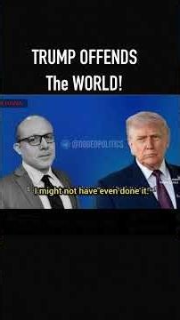 TRUMP vs ITALY a Global Disgrace