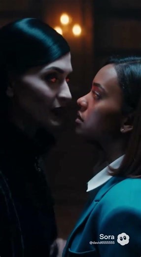 A female vampire hypnotizes a female reporter #hypno #hypnosis