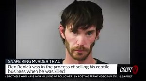 30K views · 317 reactions | SNAKE KING: Trial update in the murder of a renowned snake breeder, Ben Renick. His wife allegedly confessed to shooting her husband with her ex-boyfriend and attempting to kill her husband once before. Watch #CourtTV LIVE tonight at 8/7c. court.tv/live | COURT TV | Facebook