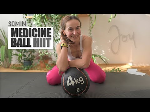 30 Min Medicine Ball HIIT Full Body Workout