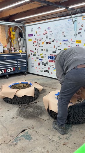 Mark Frisbie on Instagram: "It’s not always cool engine builds and body swaps…sometimes it’s tape and a rattle can…it doesn’t matter as long as you’re doing something!!#dosomething"