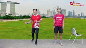 For more exercise videos for Masters and Seniors, check out go.gov.sg/activemasters Workout of the Day (Intermediate Functional Fitness): 1) Deadlift with Lateral raise 2) Push Up and Rotation 3) Plank Jack with Tap Out 4) Squat Trust 5) Rear Lunge with Knee Lift If you prefer to workout with us LIVE, we have a wide variety of Zoom classes that you can choose from. Sign up at go.gov.sg/activemasters-workout to receive the Zoom schedule! | ActiveSG Circle