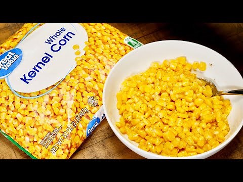 Microwave Frozen Corn - EASY Buttered Corn Recipe