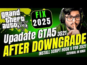 How to Update GTA 5 After Downgrade | Fix Script Hook V Error !