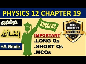 2nd year physics important questions chapter no 19 Dawn Of Modern Physics Guess by MHB ACADEMY