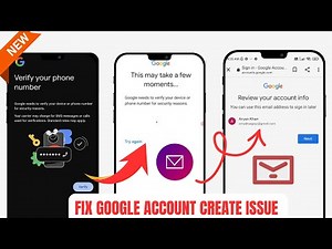 Fix Google Verifying Your Phone Number Problem | Google Phone Verification Error Solved